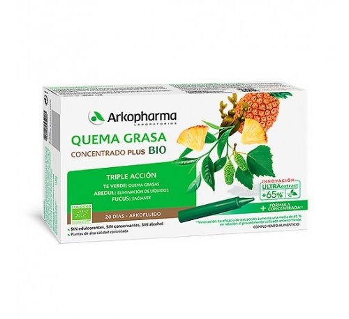 Arkopharma Quemagrasa 20 ampollas