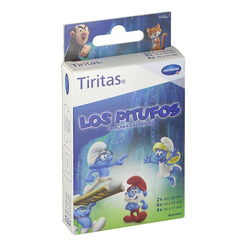 TIRITAS LOS PITUFOS 14 UDS