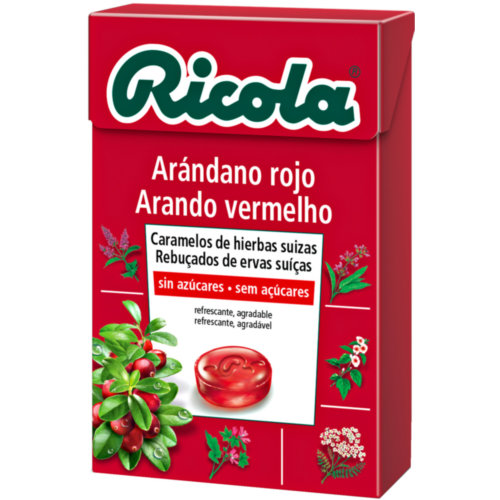 Ricola Caramelos Sin Azúcar Sabor Arándano