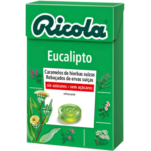 Ricola Caramelos Sin Azúcar Sabor Eucalipto