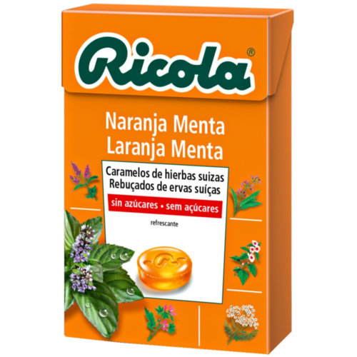 Ricola Caramelos Sin Azúcar Sabor Naranja