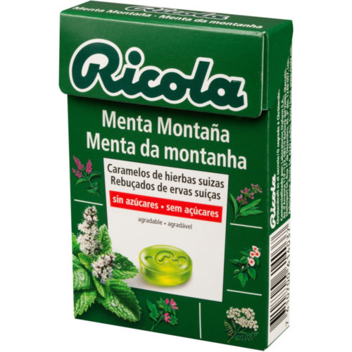 Ricola Caramelos Sin Azúcar Sabor Menta de Montaña