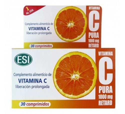 Vitamina C Pura Retard 1000 mg 30 comprimidos