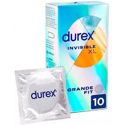 Durex invisible xl preservativos 10 unidades - preservativos