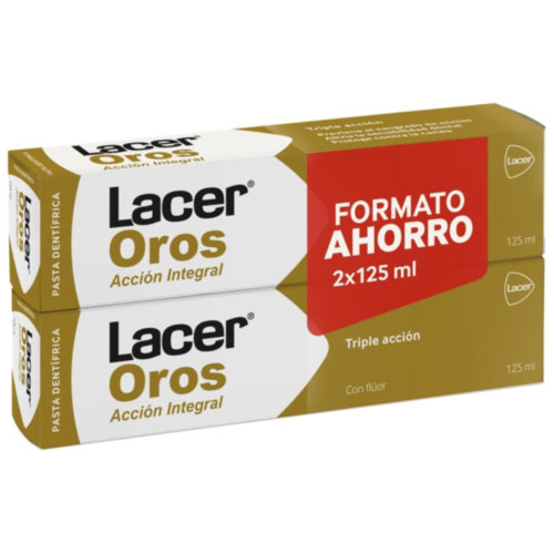 Lacer oros duplo pasta 2 x 125 ml