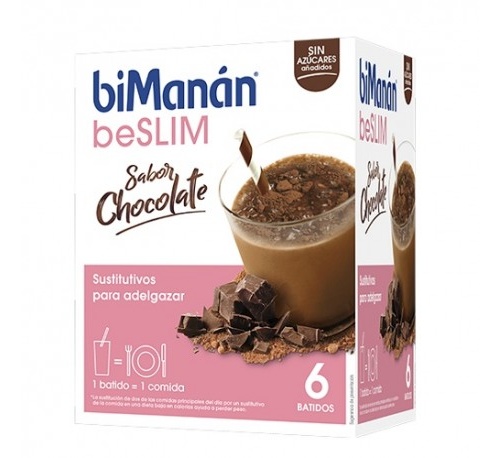 Bimanan beSlim 6 Batidos Sabor Chocolate