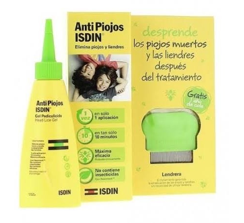 AntiPiojos Isdin Repelente (Pack Gel 100 ml + Lendrera)