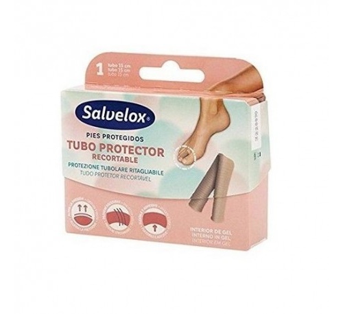 Protector dedos pies - salvelox (tubo recubierto int gel)