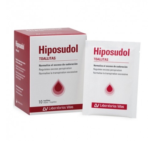 HIPOSUDOL TOALLITAS 10 U