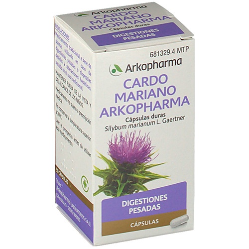 CARDO MARIANO ARKOPHARMA CÁPSULAS DURAS. , 50 cápsulas
