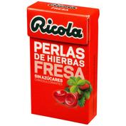 Ricola Perlas Sin Azúcar Sabor Fresa