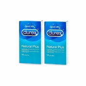 Durex natural plus preservativos 12 preservativos 2 cajas - preservativos