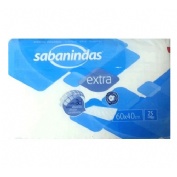 Sabanindas Extra Protector 60 x 40 cm 25 unidades