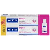 Vitis Encias Pasta Dentífricaduplo 2 x 150 ml + colutorio 30 ml