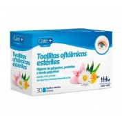 Care+ toallitas oftalmicas esteriles (30 toallitas)