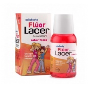 Lacer Flúor Colutorio Semanal 0,2% Sabor Fresa 100 ml