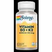 Vitamina D3+K2 60 Vegecaps 