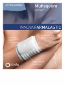Muñequera con Velcro Farmalastic Innova Blanca Talla 1