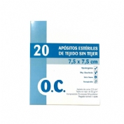 OC Compresa Estéril Tejido sin tejer 7,5 cm x 7,5 cm 20 unidades