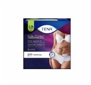 Tena Silhouette Normal Braga Cintura Baja Blanc Talla L10 unidades