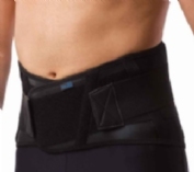 Faja Lumbosacra Semirrigida Laboral Talla M Color Negro 