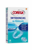 Corega Ortodoncias & Férulas  36 tabletas limpiadoras