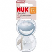 Chupete silicona - nuk mommy feel (0 - 9 meses 1 unidad color azul)