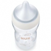 Biberon pp silicona - nuk perfect match (flujo m 1 unidad 260 ml arcoiris)