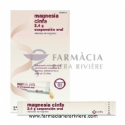 MAGNESIA CINFA 2,4 g SUSPENSION ORAL , 14 sobres