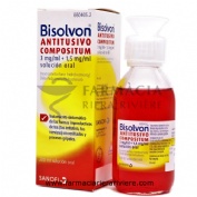 BISOLVON ANTITUSIVO COMPOSITUM 3 mg/ml + 1,5 mg/ml SOLUCION ORAL , 1 frasco de 200 ml