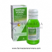 TANTUM VERDE 1,5 mg/ml SOLUCION PARA GARGARISMOS Y ENJUAGUE BUCAL , 1 frasco de 240 ml