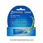 ZOVICREM LABIAL 50 mg/g CREMA, 1 tubo de 2 g