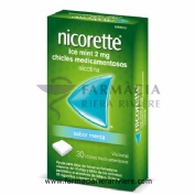 NICORETTE ICE MINT 2 mg CHICLES MEDICAMENTOSOS, 30 chicles