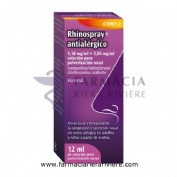 RHINOSPRAY ANTIALERGICO 1,18 MG/ML + 5,05 MG/ML SOLUCION PARA PULVERIZACION NASAL, 1 envase pulveriz