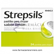 STREPSILS pastillas para chupar sabor limon, 24 pastillas