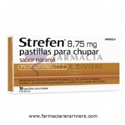 STREFEN 8,75 MG PASTILLAS PARA CHUPAR SABOR NARANJA , 16 pastillas