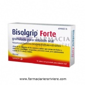 BISOLGRIP FORTE GRANULADO PARA SOLUCION ORAL , 10 sobres