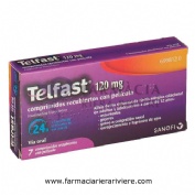 TELFAST 120 mg COMPRIMIDOS RECUBIERTOS CON PELICULA , 7 comprimidos