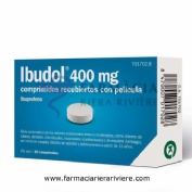 IBUDOL 400 MG COMPRIMIDOS RECUBIERTOS CON PELICULA, 20 comprimidos
