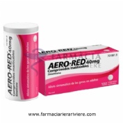 AERO RED 40 mg COMPRIMIDOS MASTICABLES , 100 comprimidos