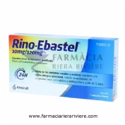 RINO-EBASTEL 10 mg/120 mg CAPSULAS DURAS DE LIBERACION MODIFICADA , 7 cápsulas