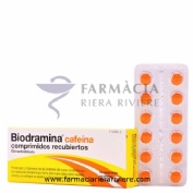 BIODRAMINA CAFEINA COMPRIMIDOS RECUBIERTOS , 12 comprimidos