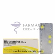 BIODRAMINA 50 mg COMPRIMIDOS , 4 comprimidos