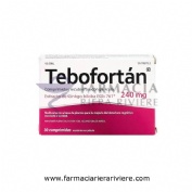 TEBOFORTAN 240 MG COMPRIMIDOS RECUBIERTOS CON PELiCULA, 30 comprimidos