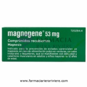 MAGNOGENE 53 mg COMPRIMIDOS RECUBIERTOS, 45 comprimidos
