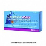 GAVISCON FORTE COMPRIMIDOS MASTICABLES,24 comprimidos