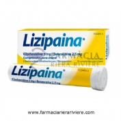 LIZIPAINA CLORHEXIDINA 5 MG/BENZOCAINA 2,5 MG COMPRIMIDOS PARA CHUPAR ,20 comprimidos