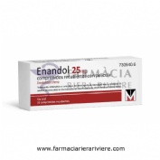 ENANDOL 25 mg COMPRIMIDOS RECUBIERTOS CON PELICULA, 10 comprimidos