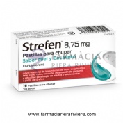 STREFEN 8,75 MG PASTILLAS PARA CHUPAR SABOR MIEL Y EUCALIPTO, 16 pastillas