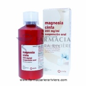 MAGNESIA CINFA 200 mg/ ml SUSPENSION ORAL, 1 frasco de 260 ml